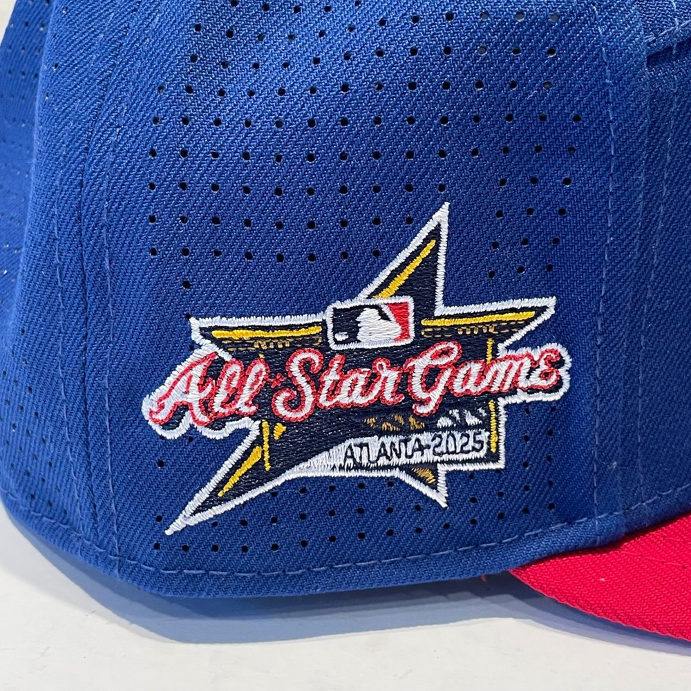 New Era 9FIFTY Chicago Cubs 2025 MLB All Star Game Snapback Hat Blue Red Cap - Picture 5 of 9